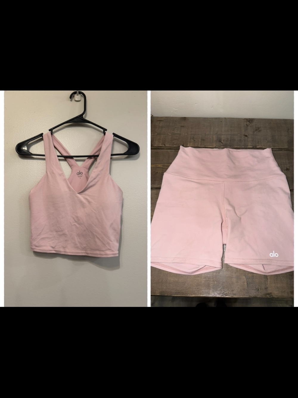 Alo Yoga Pale Pink Activewear Set